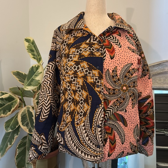 Farm Rio Mixed Yawanawa Double Face Jacket - Picture 4 of 8